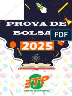 Edital Prova de Bolsa 2025