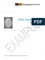 Risk Assessment Process Template