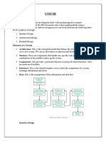 Unit-Iii Software Design:: Elements of A System Architecture: Modules: Components: Interfaces: Data