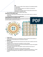 Characteristic of Genetic Code