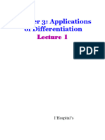 C31 - Applications of Derivatives - Part 1