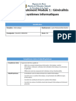 Fiche de Déroulement Module 1 Chapitre 1