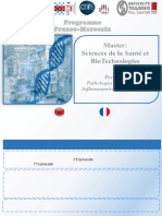 Master: Sciences de La Santé Et Biotechnologies: Programme Franco-Marocain