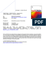 Application of Nanofluids in Heat Exchangers - A State-Of-The-Art