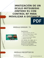 Automatización de Un Vehículo Mitsubishi Montero 91 Con