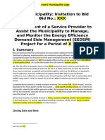 EEDSM Technical Support Proposal