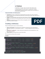 Dictionaries in Python Day 1