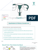 Hypothalamic & Pituitary Gonadal Axis