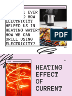 Heating Effect of Current