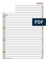 Calendrier Janvier 2024 Paysage Jours Alignes Verticalement