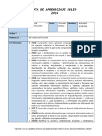 Ruta de Trabajo 4° Básico