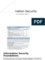 Information Security - Lecture 1