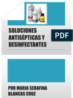 Soluciones Antisépticas y Desinfectantes