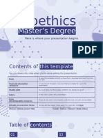 Bioethics Masters Degree by Slidesgo