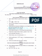 Mat201 Partial Differential Equations and Complex Analysis, December 2022