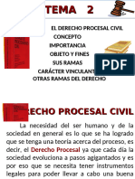 Teoria General Del Proceso II 2022. Tema 2