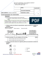 Evaluación Octavo B