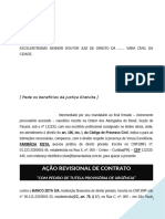 Acao Revisional Tutela Cheque Especial Conta Garantida BAN