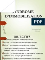 Complications Immobilisation Et Décubitus 2