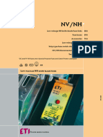 NV/NH: Low Voltage NH Knife-Blade Fuses