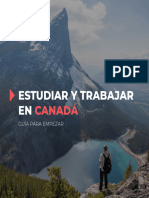 GUÍA PARA EMPEZAR - Estudiar y Trabajar en Canadá