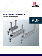 HALFEN Rails Inserts Guide Technique