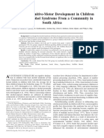 Alcohol Clin Exp Res - 2006 - Adnams - Patterns of Cognitive Motor Development in Children With Fetal Alcohol Syndrome