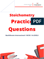 Stoichometry Practice Paper