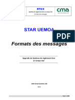 Cma-I 3000-23 MFR 001 Star-Uemoa Formats de Messages