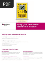 Q-Tag Quad - Multi-Limit Temperature Indicator