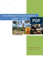 Asia Medical Tourism Analysis (2008 - 2013) : Publisher: Renub Research Published: September, 09