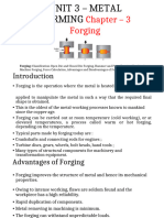 Unit 3 Chapter 3 Forging