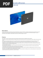 Indoor Full-Color LED Screen C1.25 (C1.25-4:3) : Description