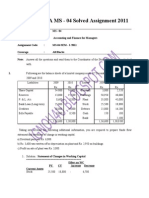 IGNOU MBA MS - 04 Solved Assignment 2011