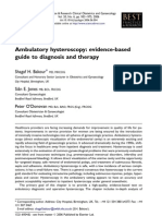 Ambulatory Hysteroscopy Evidence-Based Guide To Diagnosis and Therapy