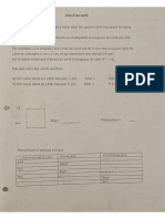 Area of A Square (French)