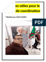 Modèles Utiles Pour Le Cahier de Coordination