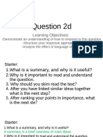 Question 2d