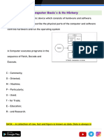 Computer Basic's & Its History - 44211604