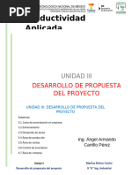 UNIDAD III Desarrollo de Propuesta Del Proyecto