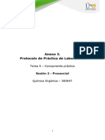 Anexo 3 - Protocolo de Laboratorio Química Orgánica (ECAPMA)