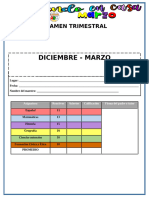 ? 4o ABC Examen Trimestral Marzo. Resuelto