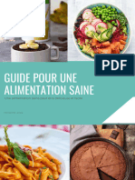 Guide Pour Une Alimentation Saine