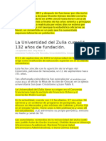 El Creciente Progreso de La Ciudad Puerto de Maracaibo Exigió Una Mayor y Mejor Educación de Los Zulianos