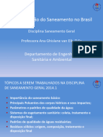 Aula - 1 - Saneamento - Situação Do Saneamento No Brasil