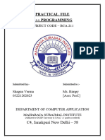 CPP Practical File