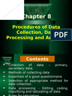 Procedures of Data Collection, Data Processing and Analysis