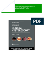 Full Download Manual of Clinical Hysteroscopy Second Edition Rafael F. Valle PDF