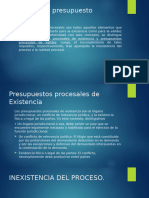 Presupuestos Procesales de Existencia y Validez-Excepciones