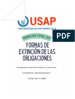 Forma de La Extinction de Las Obligacions